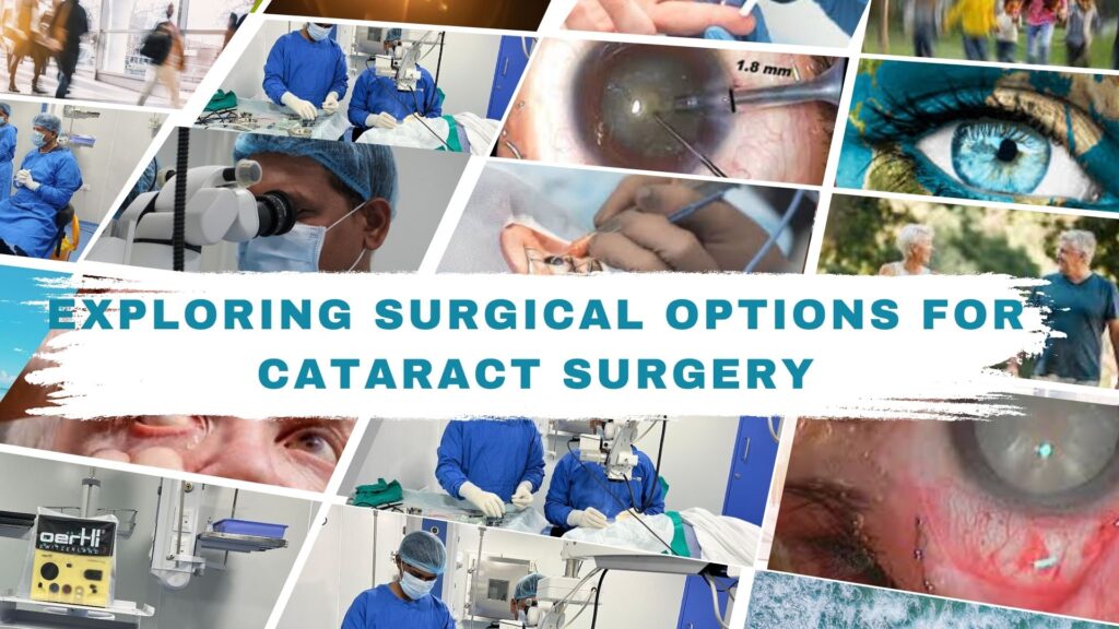 Surgeon performing cataract surgery at Shanthi Nethralaya Eye Hospital using advanced technology