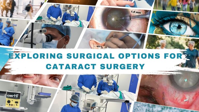 Surgeon performing cataract surgery at Shanthi Nethralaya Eye Hospital using advanced technology